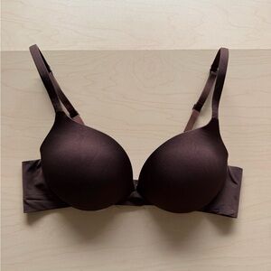 SKIMS push up brown bra